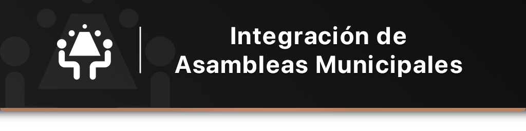 Integración de Asambleas Municipales